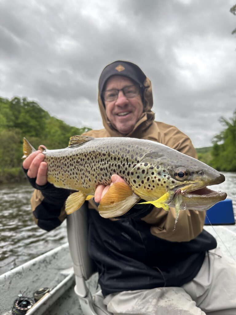 “Streamers brought success on Pennsylvania’s Clarion River during periods of high water”